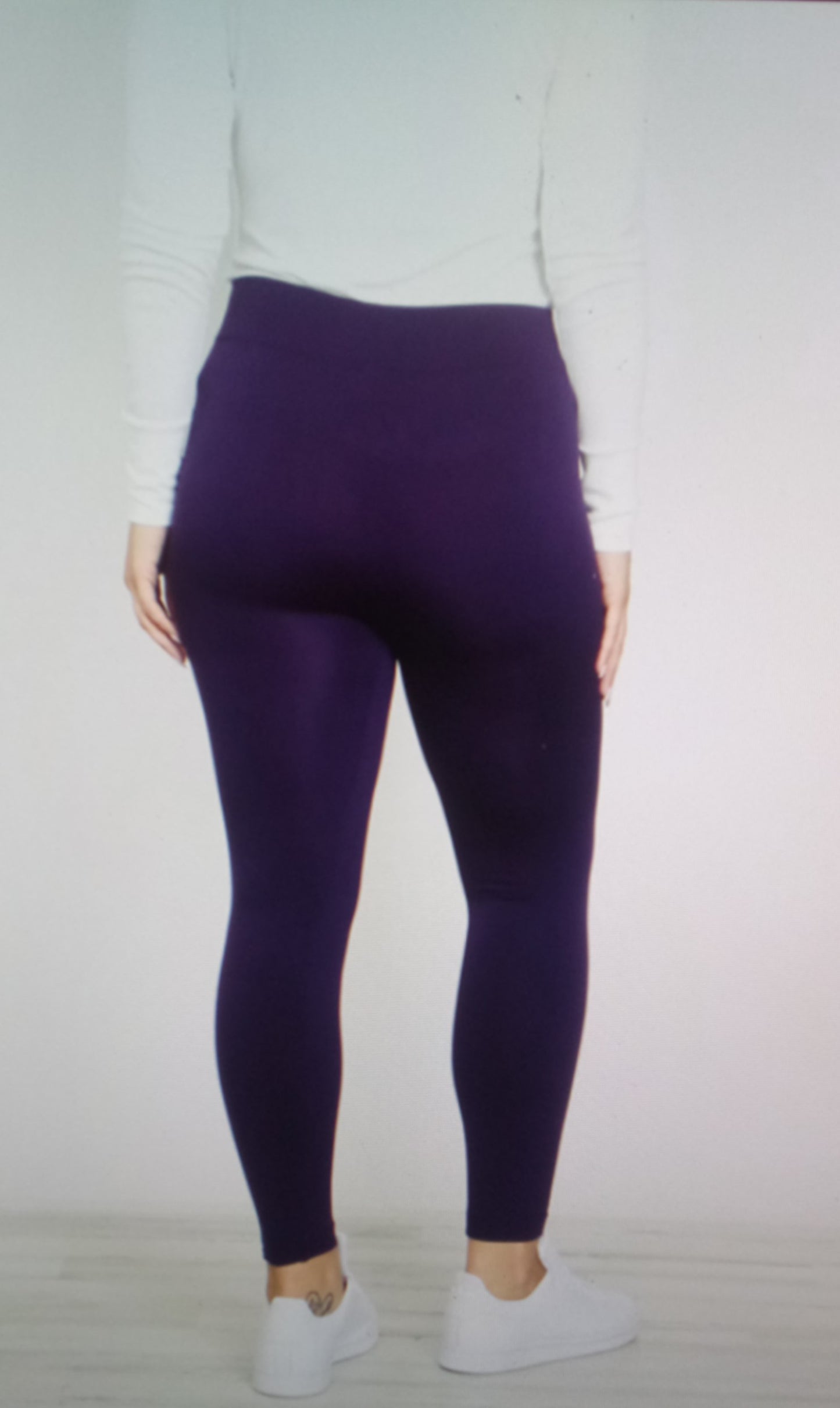Seamless Fleece Tights Plus Size Leggings