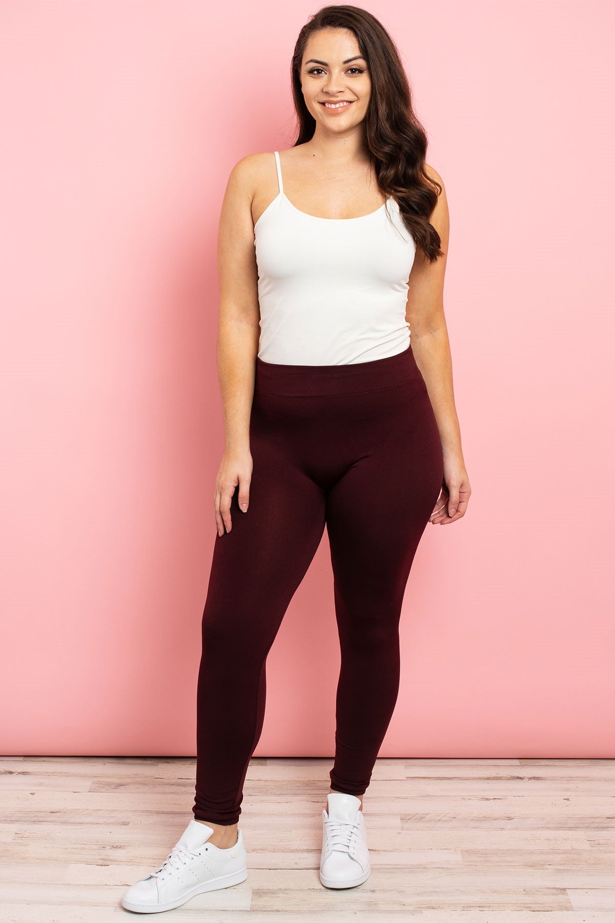 Seamless Fleece Tights Plus Size Leggings